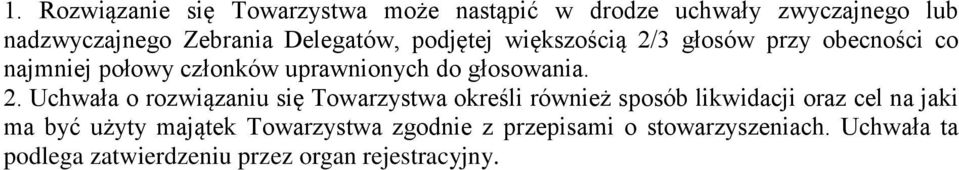 głosowania. 2.