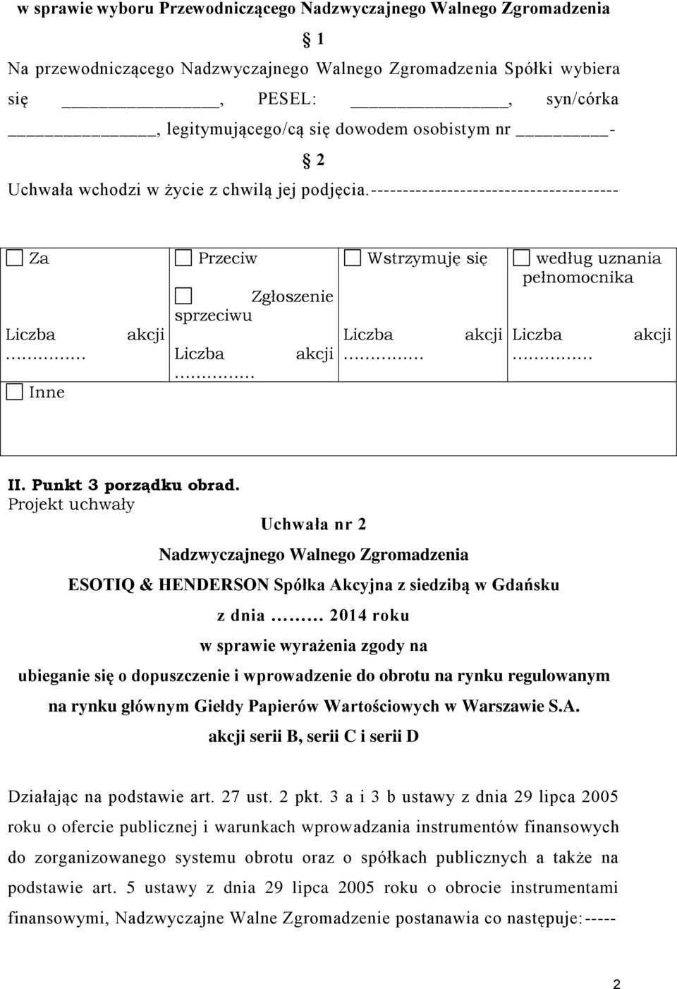 Punkt 3 porządku obrad.