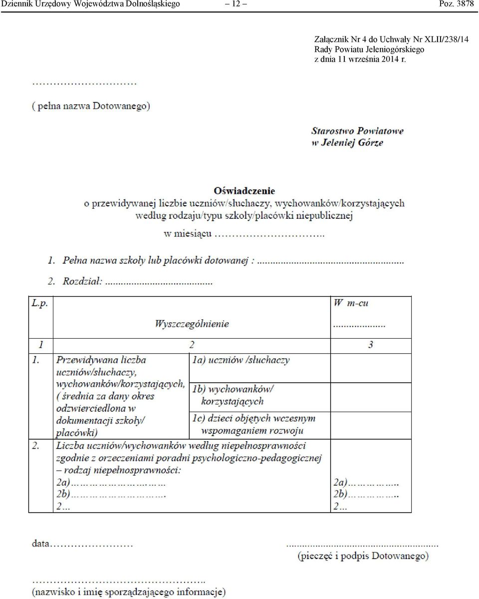 3878 Załącznik Nr 4 do Uchwały Nr