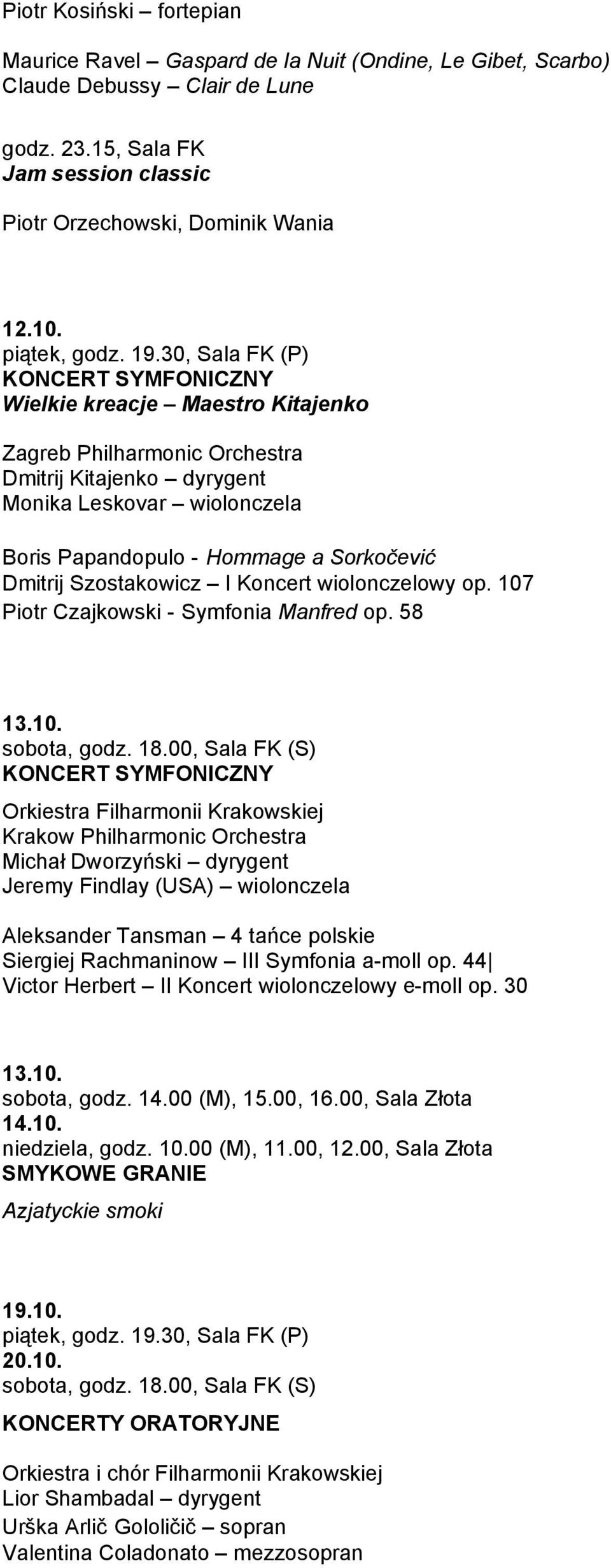 Szostakowicz I Koncert wiolonczelowy op. 107