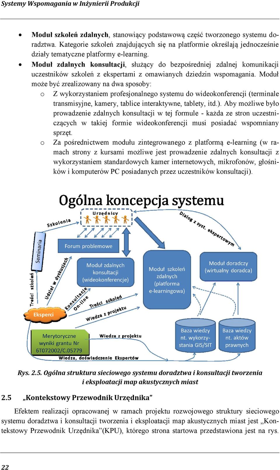 Moduł zdalnych konsultacji, służący do bezpośredniej zdalnej komunikacji uczestników szkoleń z ekspertami z omawianych dziedzin wspomagania.