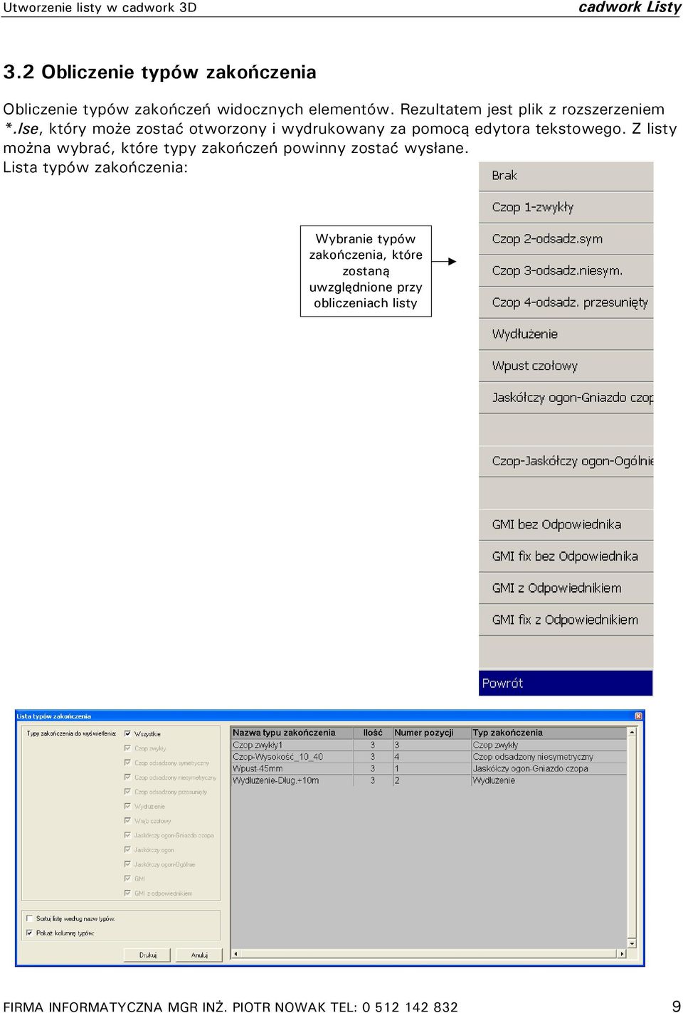 lse, który może zostać otworzony i wydrukowany za pomocą edytora tekstowego.