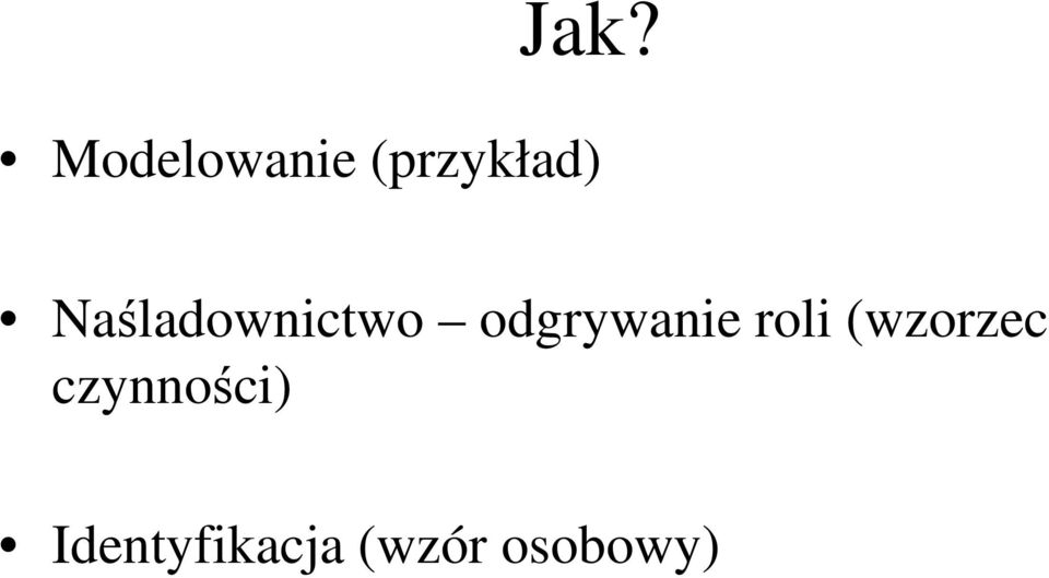 odgrywanie roli (wzorzec