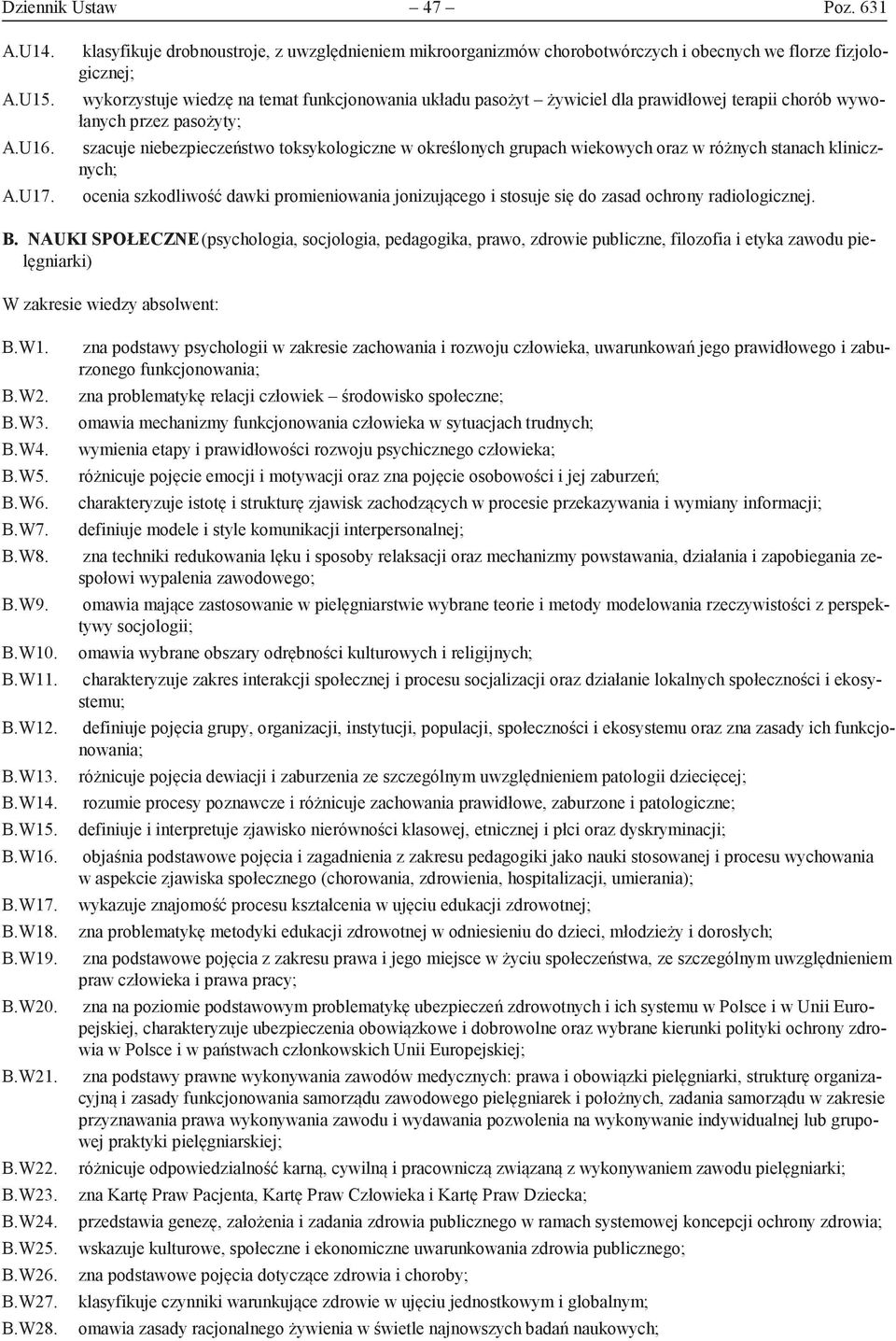 terapii chorób wywołanych przez pasożyty; szacuje niebezpieczeństwo toksykologiczne w określonych grupach wiekowych oraz w różnych stanach klinicznych; ocenia szkodliwość dawki promieniowania