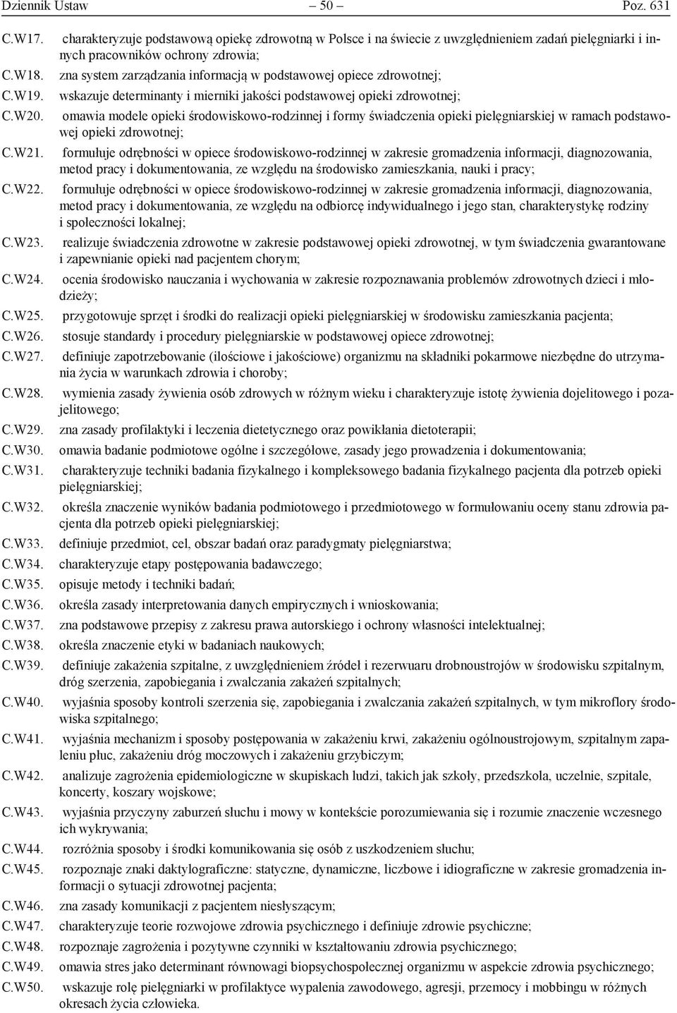 charakteryzuje podstawową opiekę zdrowotną w Polsce i na świecie z uwzględnieniem zadań pielęgniarki i innych pracowników ochrony zdrowia; zna system zarządzania informacją w podstawowej opiece