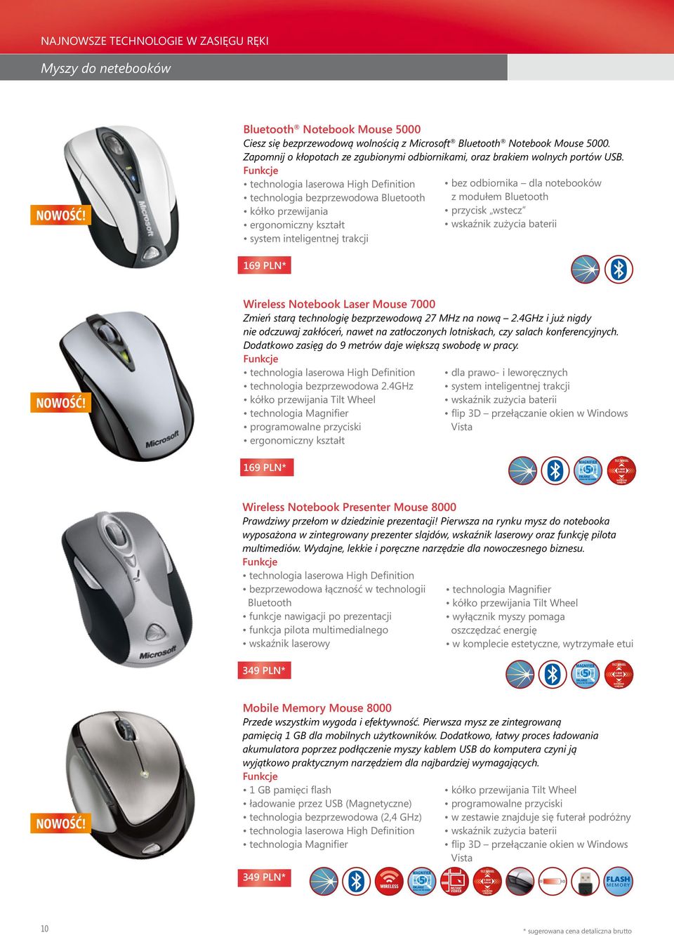 technologia laserowa High Definition Bluetooth kółko przewijania ergonomiczny kształt system inteligentnej trakcji bez odbiornika dla notebooków z modułem Bluetooth przycisk wstecz wskaźnik zużycia