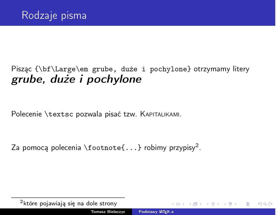 pozwala pisać tzw. KAPITALIKAMI.