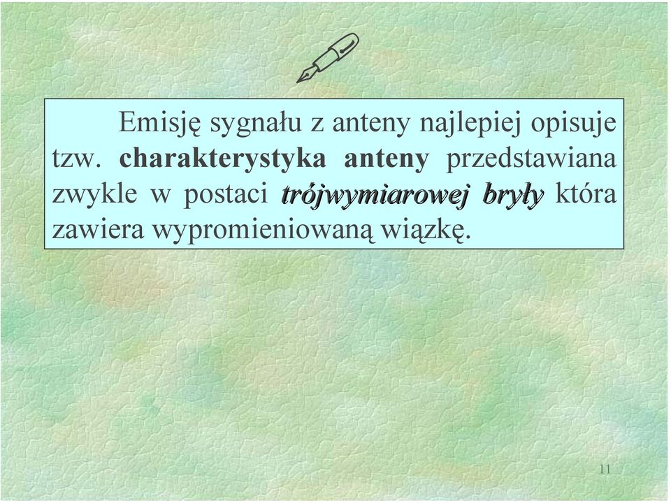 charakterystyka anteny przedstawiana