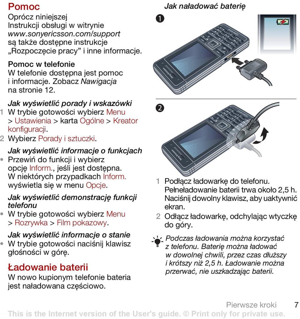 2 Wybierz Porady i sztuczki. Jak wyświetlić informacje o funkcjach Przewiń do funkcji i wybierz opcję Inform., jeśli jest dostępna. W niektórych przypadkach Inform. wyświetla się w menu Opcje.