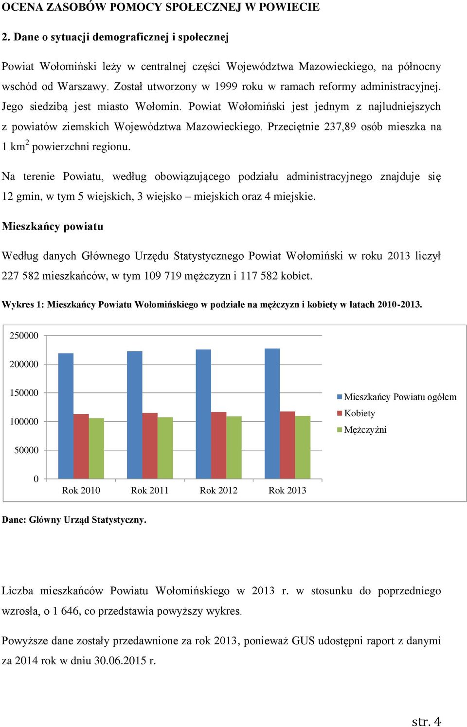 Przeciętnie 237,89 osób mieszka na 1 km 2 powierzchni regionu.