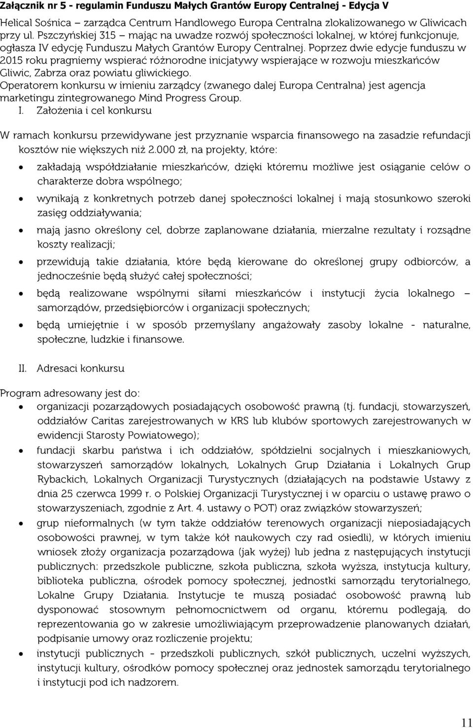 Małych Grantów