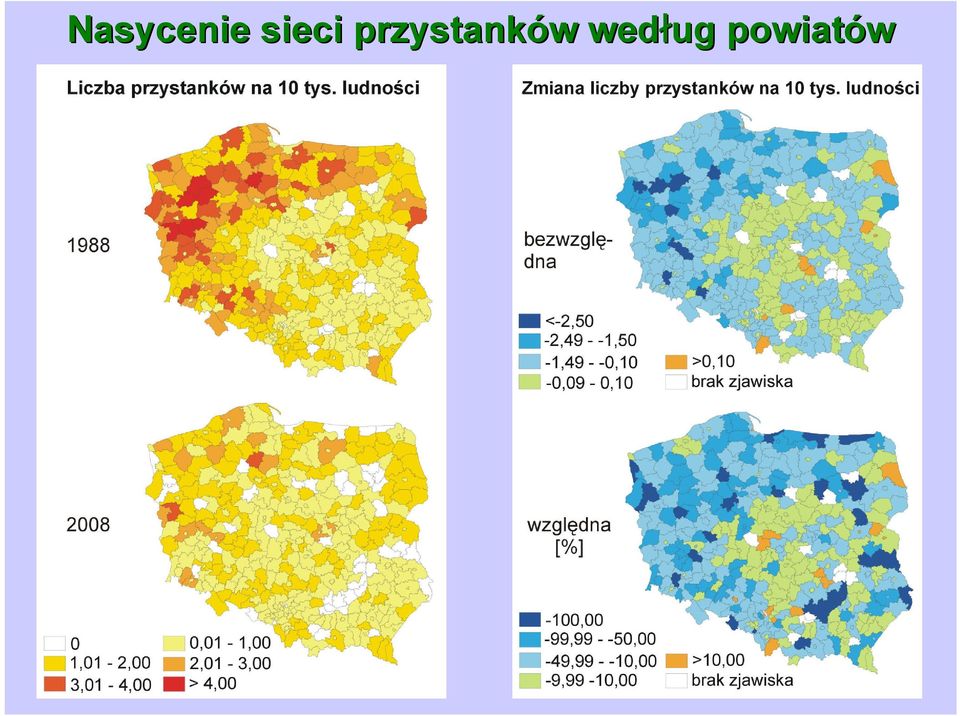 przystanków