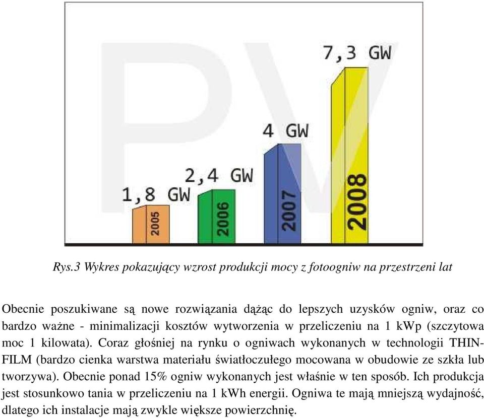 Coraz głośniej na rynku o ogniwach wykonanych w technologii THIN- FILM (bardzo cienka warstwa materiału światłoczułego mocowana w obudowie ze szkła lub