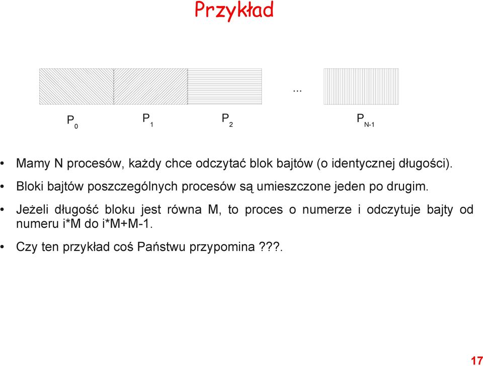 identycznej długości).