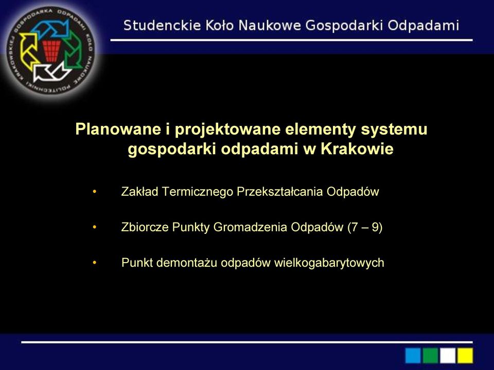 Przekształcania Odpadów Zbiorcze Punkty