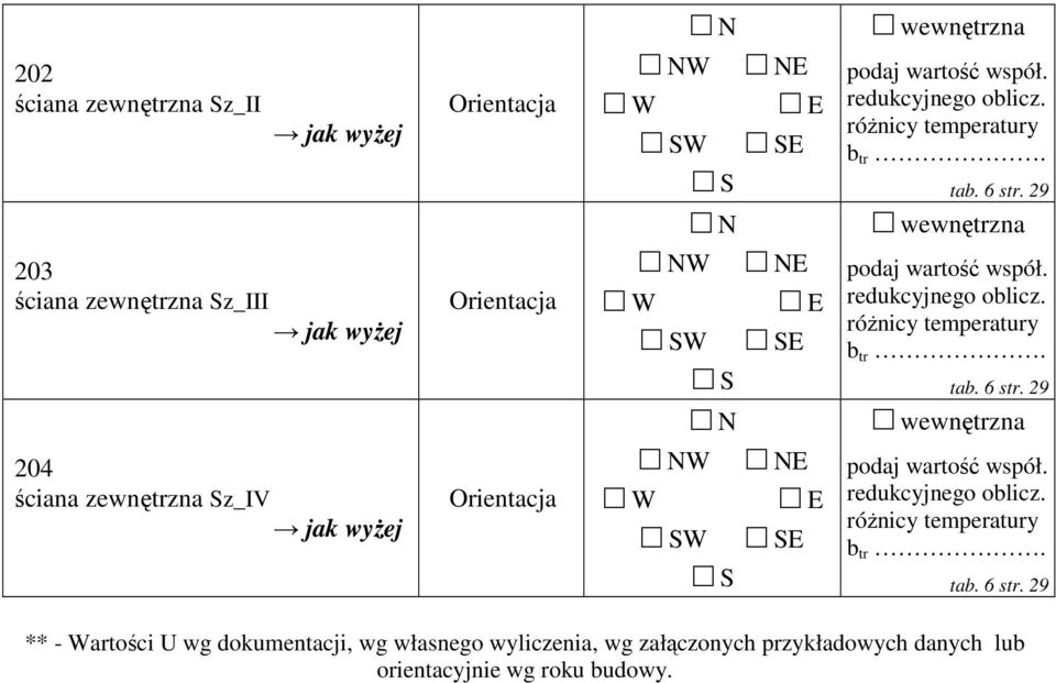 29 wewnęrzna podaj warość współ. redukcyjnego oblicz. róŝnicy emperaury b r. ab. 6 sr.