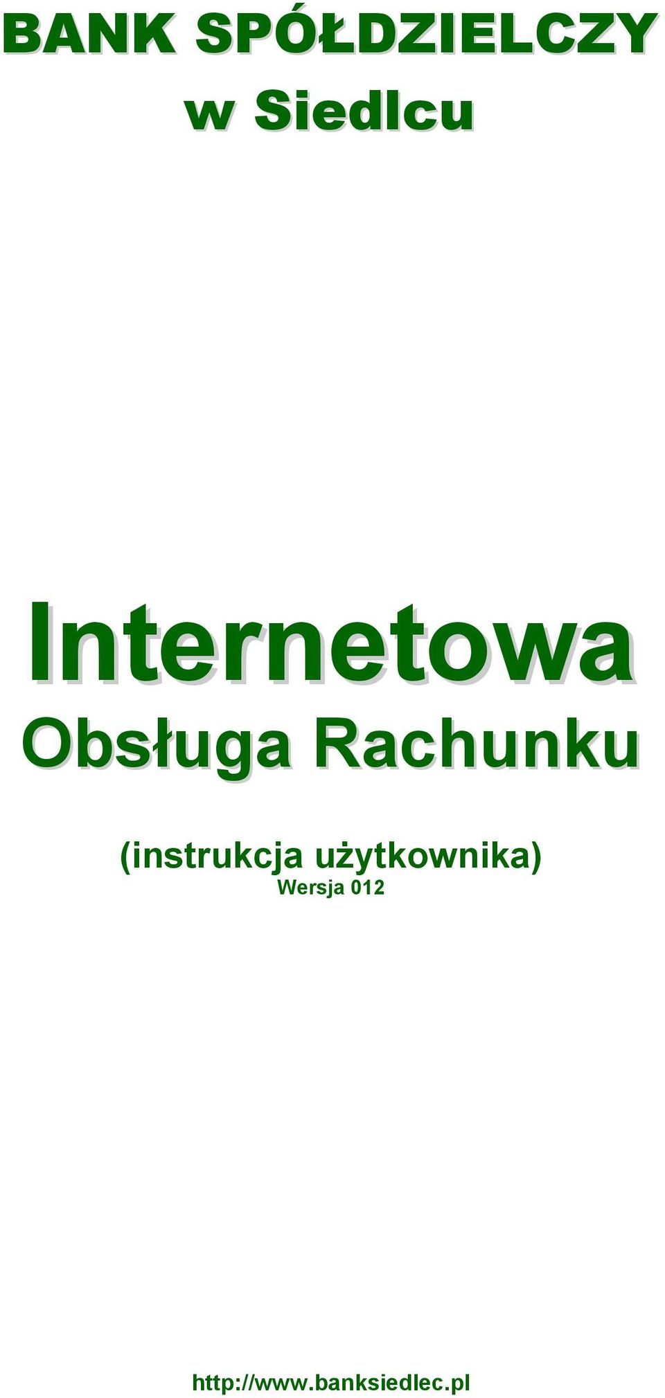 (instrukcja użytkownika)