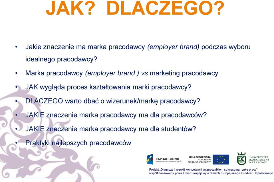 Marka pracodawcy (employer brand ) vs marketing pracodawcy JAK wygląda proces kształtowania marki