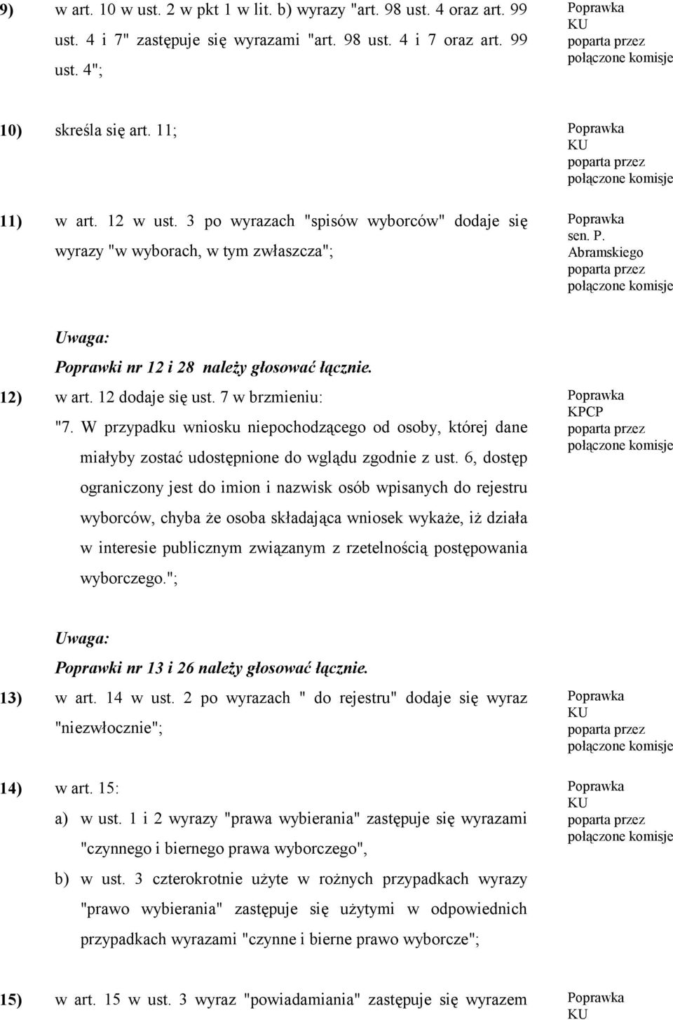 7 w brzmieniu: "7. W przypadku wniosku niepochodzącego od osoby, której dane miałyby zostać udostępnione do wglądu zgodnie z ust.