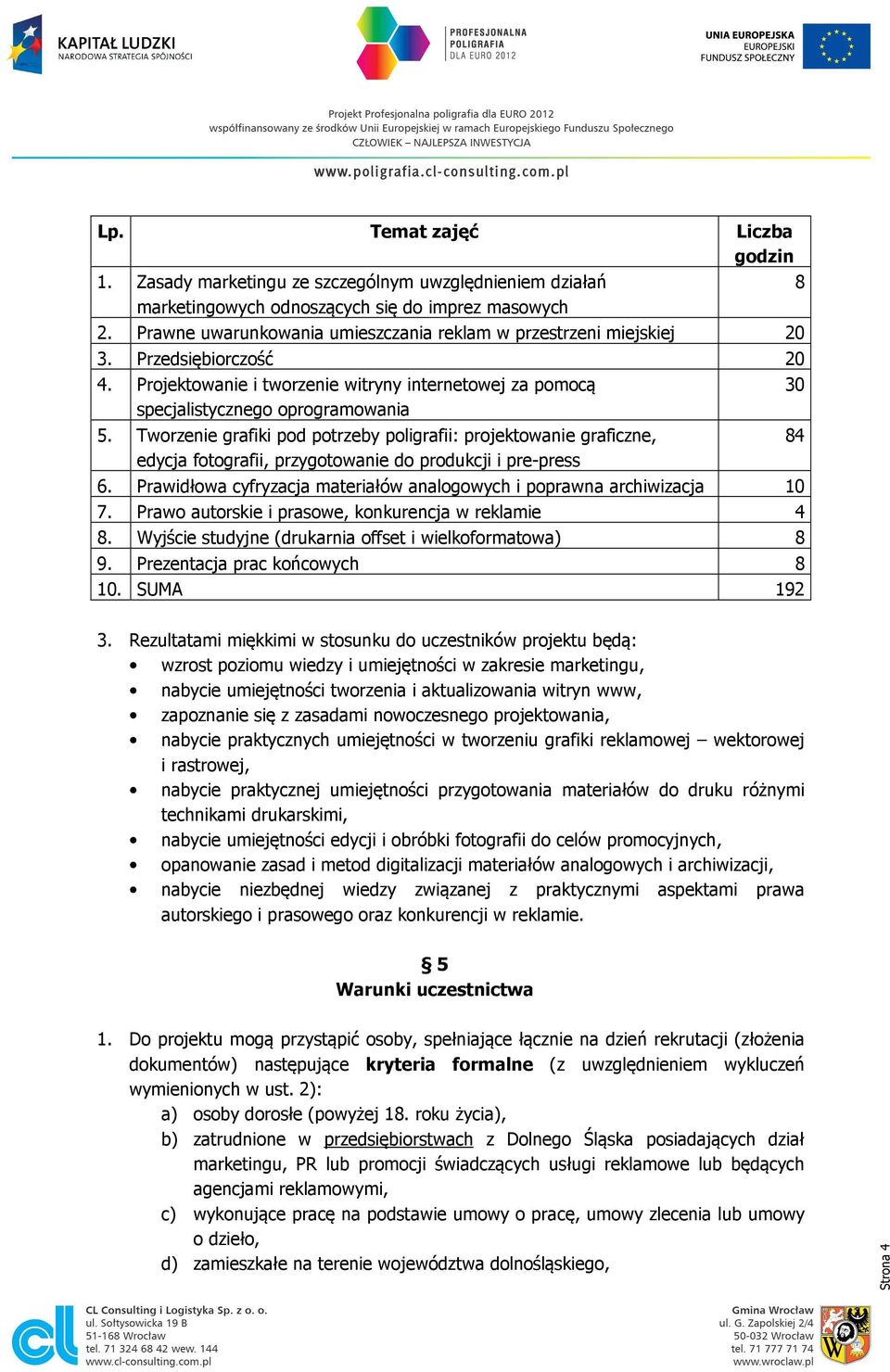 Tworzenie grafiki pod potrzeby poligrafii: projektowanie graficzne, edycja fotografii, przygotowanie do produkcji i pre-press 6.