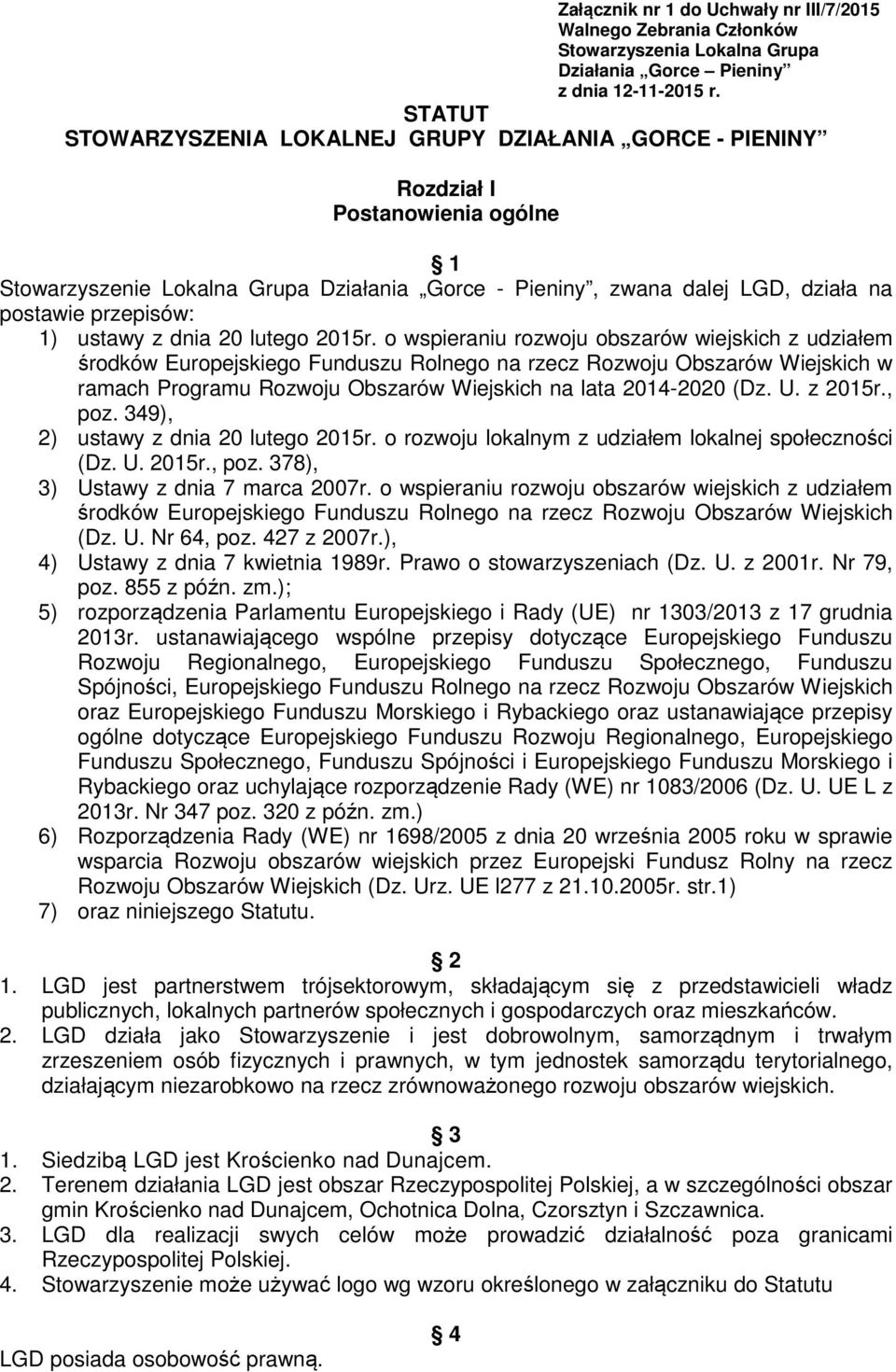 1) ustawy z dnia 20 lutego 2015r.