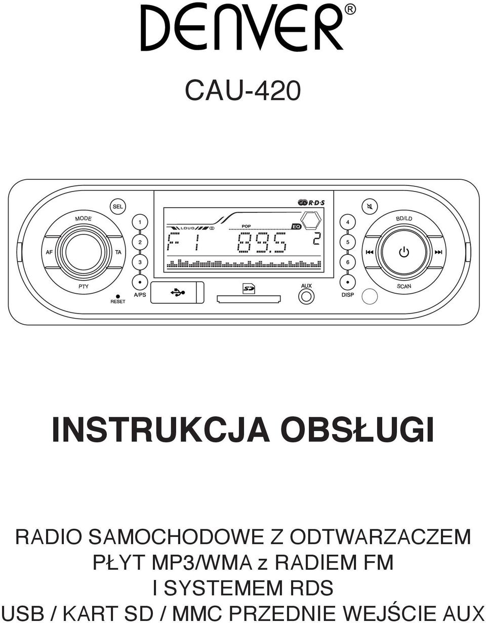 ODTWARZACZEM 5 7 6PŁYT 25 12 MP3/WMA 22 23 z RADIEM 24