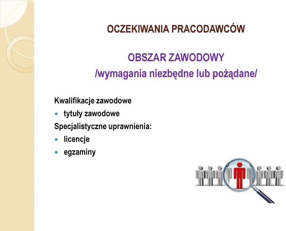 Kwalifikacje zawodowe tytuły zawodowe