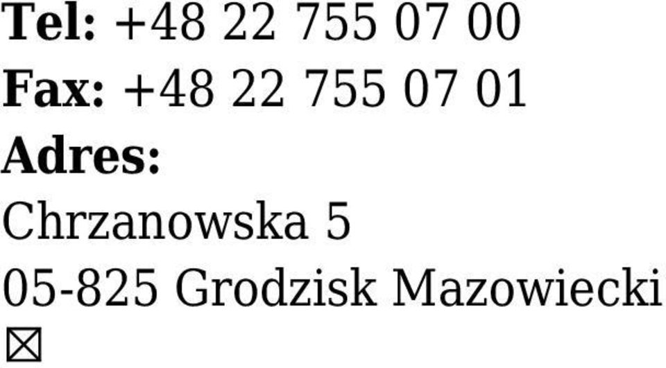 Adres: Chrzanowska 5