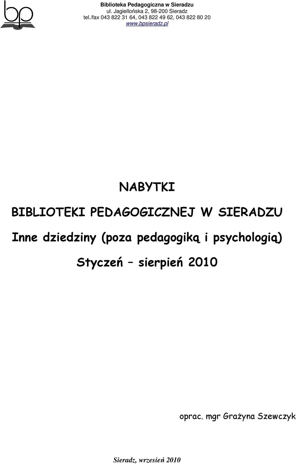 pedagogiką i psychologią) Styczeń