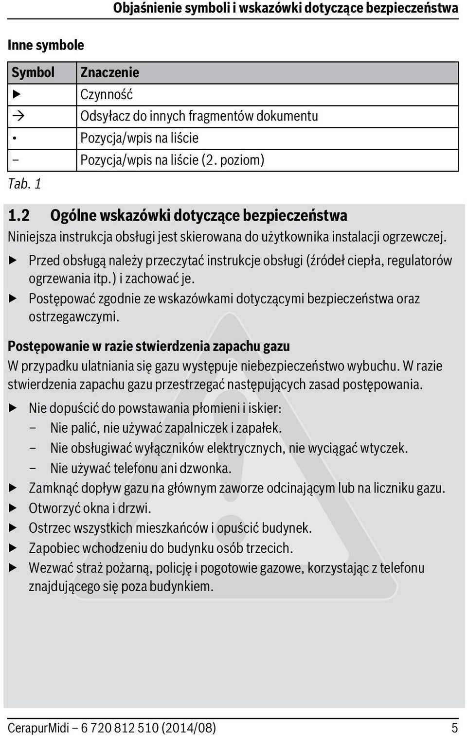 Przed obsługą należy przeczytać instrukcje obsługi (źródeł ciepła, regulatorów ogrzewania itp.) i zachować je. Postępować zgodnie ze wskazówkami dotyczącymi bezpieczeństwa oraz ostrzegawczymi.