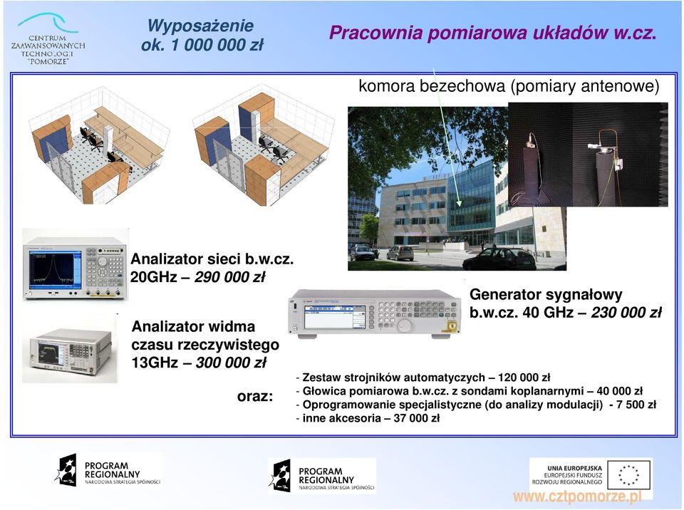 20GHz 290 000 zł Analizator widma cza