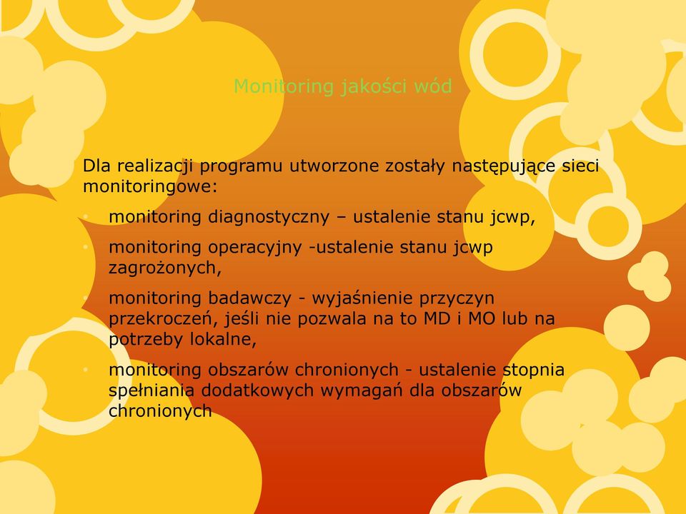 monitoring badawczy - wyjaśnienie przyczyn przekroczeń, jeśli nie pozwala na to MD i MO lub na potrzeby