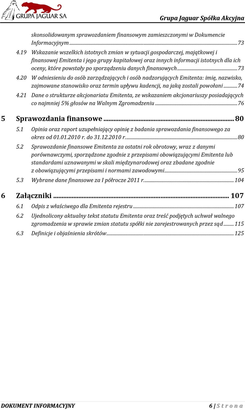 sporządzeniu danych finansowych... 73 4.