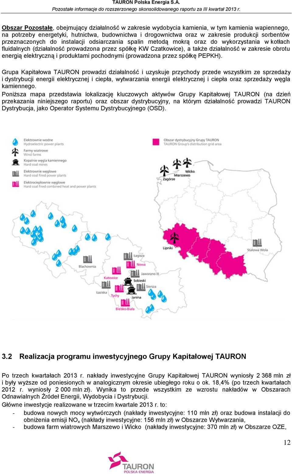 energią elektryczną i produktami pochodnymi (prowadzona przez spółkę PEPKH).