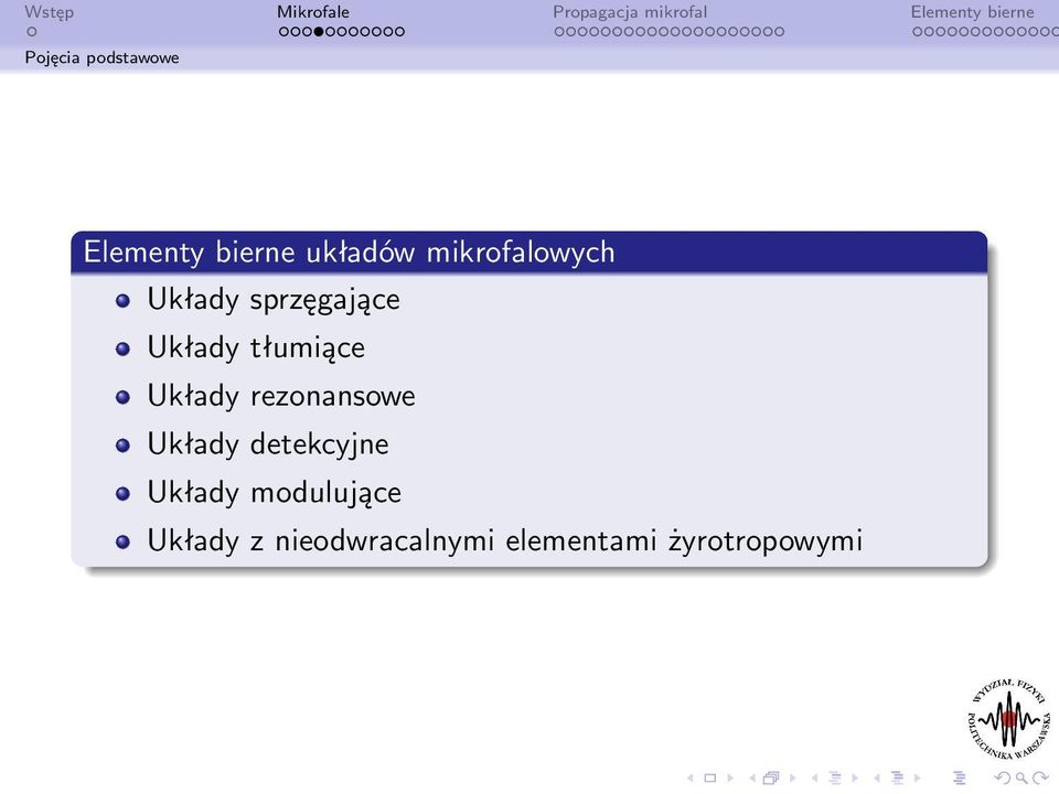 Układy rezonansowe Układy detekcyjne Układy