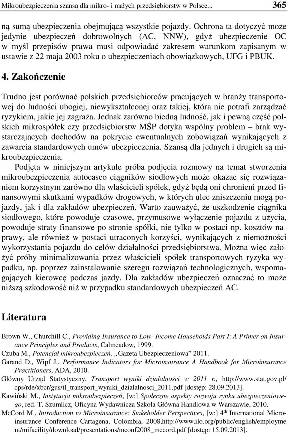 ubezpieczeniach obowiązkowych, UFG i PBUK. 4.