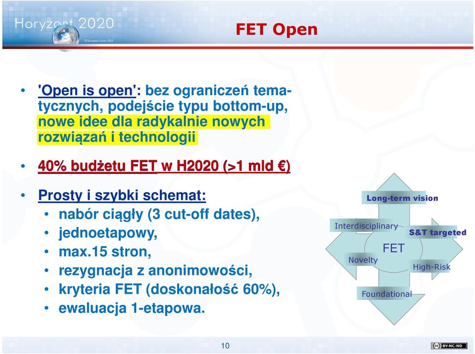 (3 cut-off dates), jednoetapowy, max.