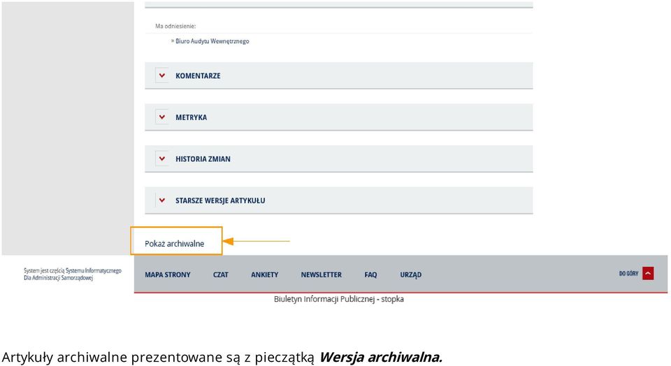 prezentowane są