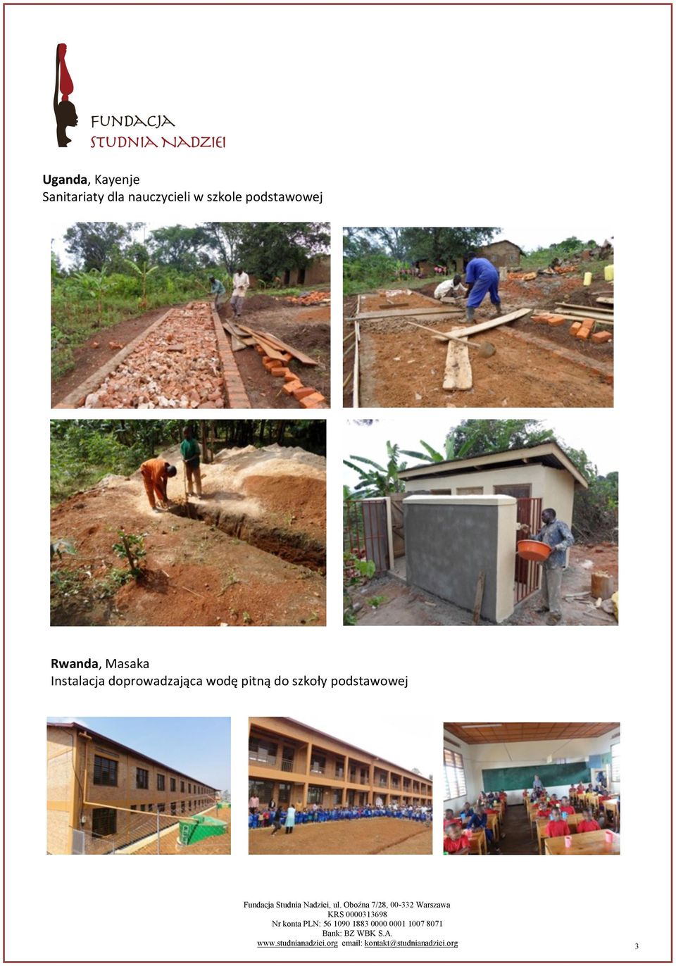 Rwanda, Masaka Instalacja