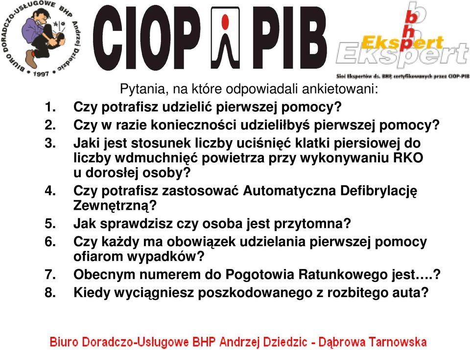 Jaki jest stosunek liczby uciśnięć klatki piersiowej do liczby wdmuchnięć powietrza przy wykonywaniu RKO u dorosłej osoby? 4.