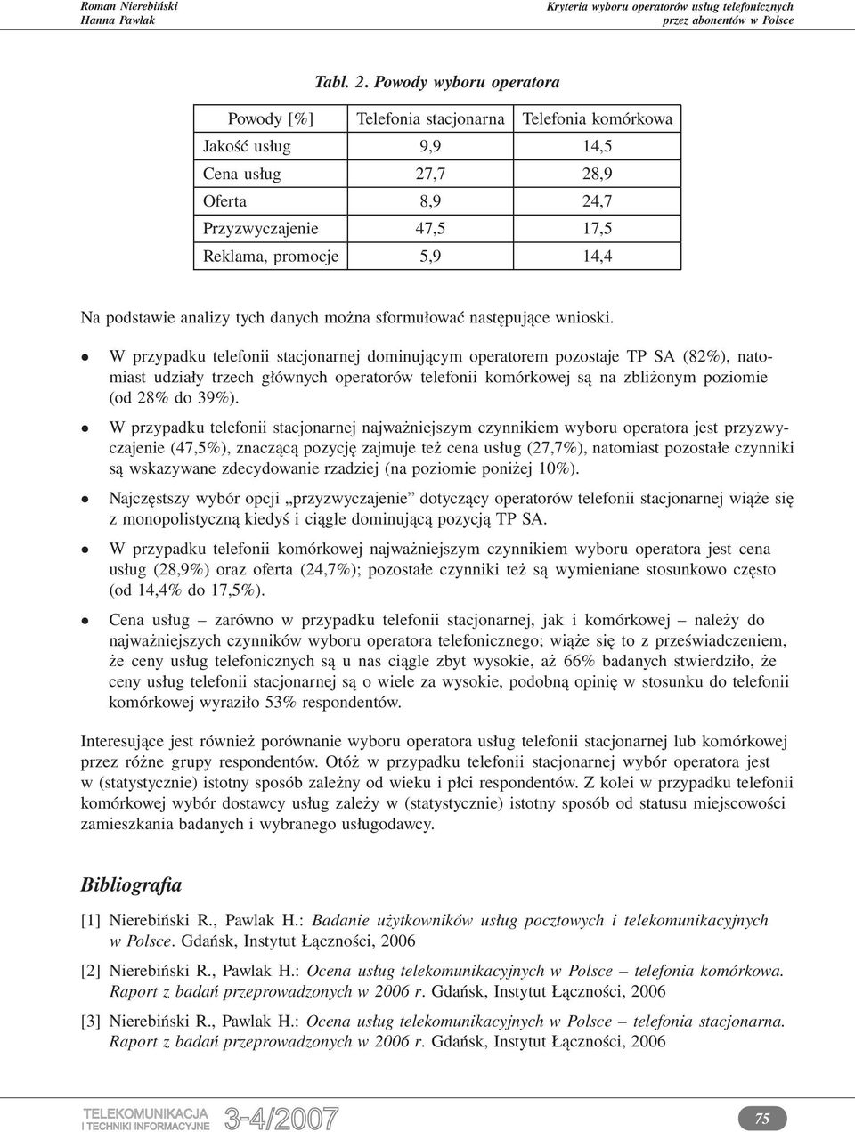 podstawie analizy tych danych można sformułować następujące wnioski.