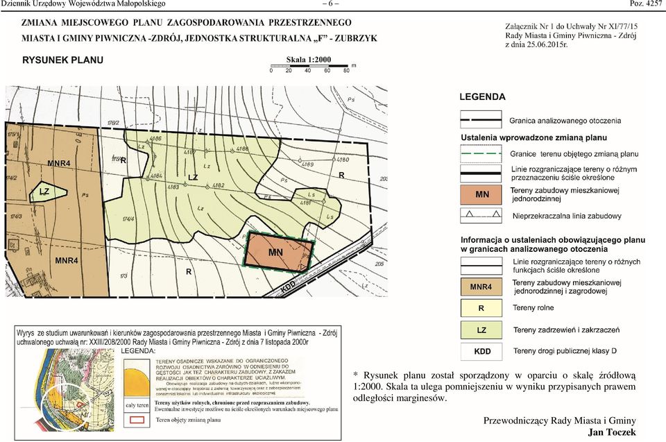 źródłową 1:2000.