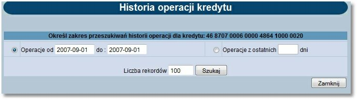 Rozdział 8 Kredyty system nie dokonuje żadnej akcji. Po pozytywnym dodaniu polecenia przelewu dla spłaty kredytu wyświetlone zostanie potwierdzenie akcji.