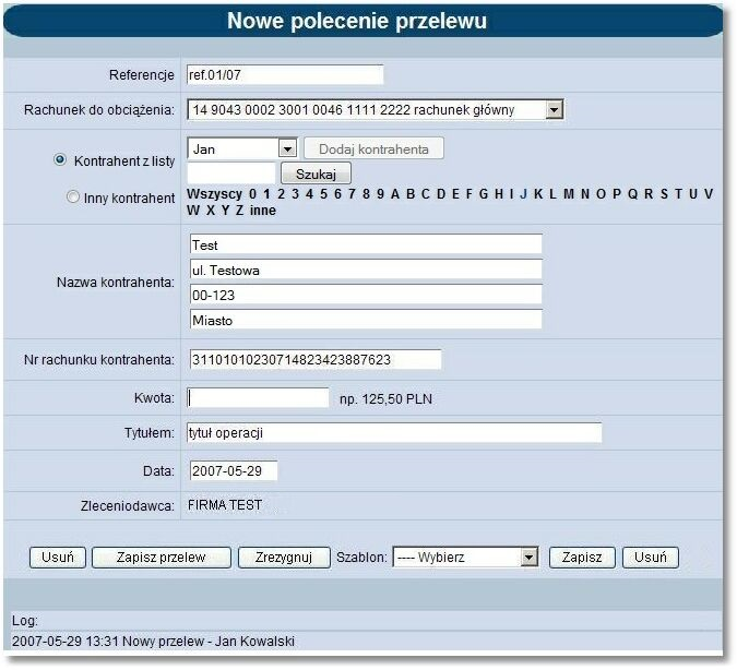 Rozdział 9 Przelewy 9.1.3.