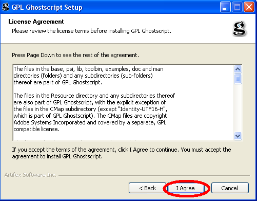 Instalacja GPL Ghostscript 9.06 3.