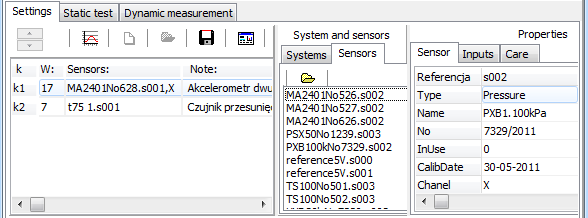 Korzystając z zakładki Settings (Rys.2) można ustalić konfigurację systemu tzn.