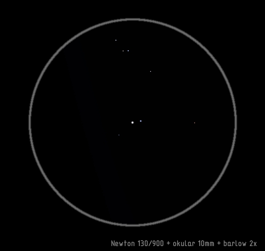 CEFEUSZ NGC 7160 Niewielka, ciasna gromada otwarta. Jej rozmiar to ok. 7'. Kusza Duży asteryzm łatwy do odnalezienia.