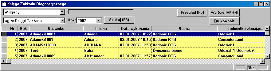 Opis poszczególnych funkcji Zakładka jedynie informuje o wprowadzonych wcześniej danych, jej pola nie podlegają zmianie. 4.1.