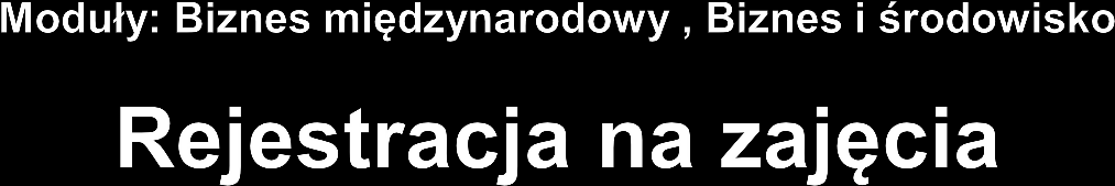 Rejestracja na zajęcia online: studenci zagraniczni poprzez Internetową Rejestrację Kandydatów (IRK) (the online enrollment platform): http://iso.uni.lodz.