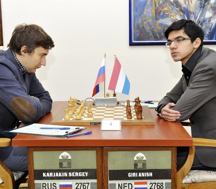 Dżobawa, Vachier-Lagrave i Mamedjarow po 4 p., 6 9. Karjakin, Jakowienko, Caruana i Radżabow po 3,5 p., 10. Giri 3 p., 11 12. Kasimdżanow i Gelfand po 2 p.